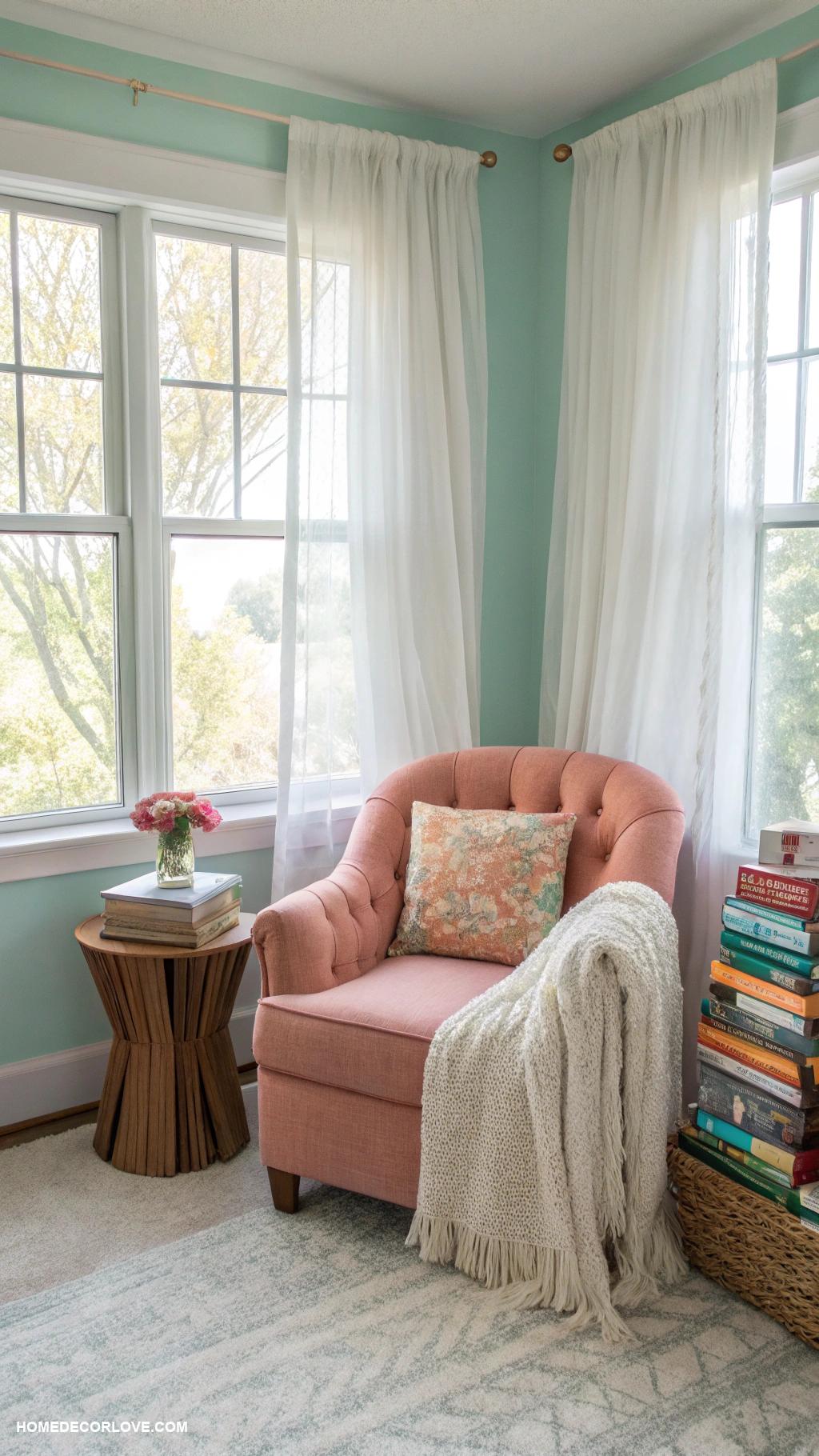 bedroom refresh ideas Add a cozy reading nook in corner