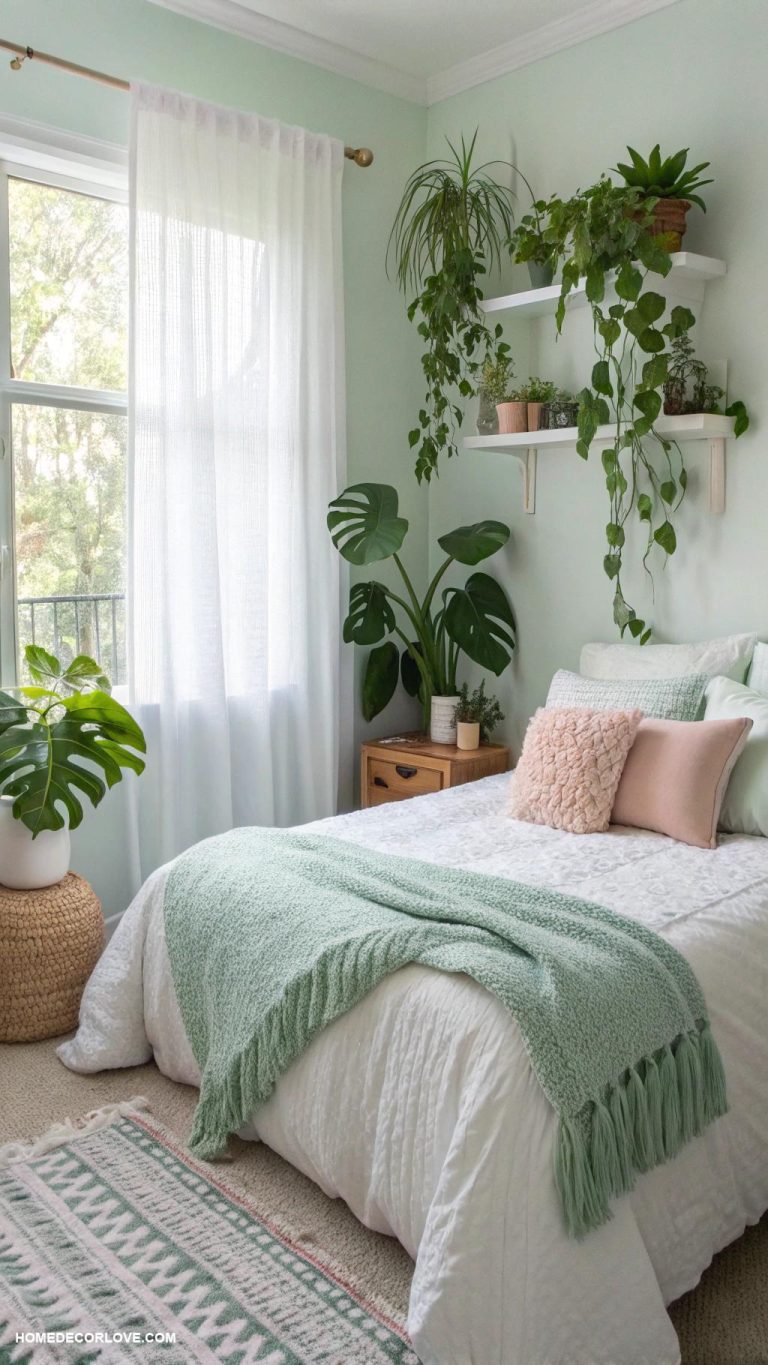bedroom refresh ideas Incorporate indoor plants for freshness