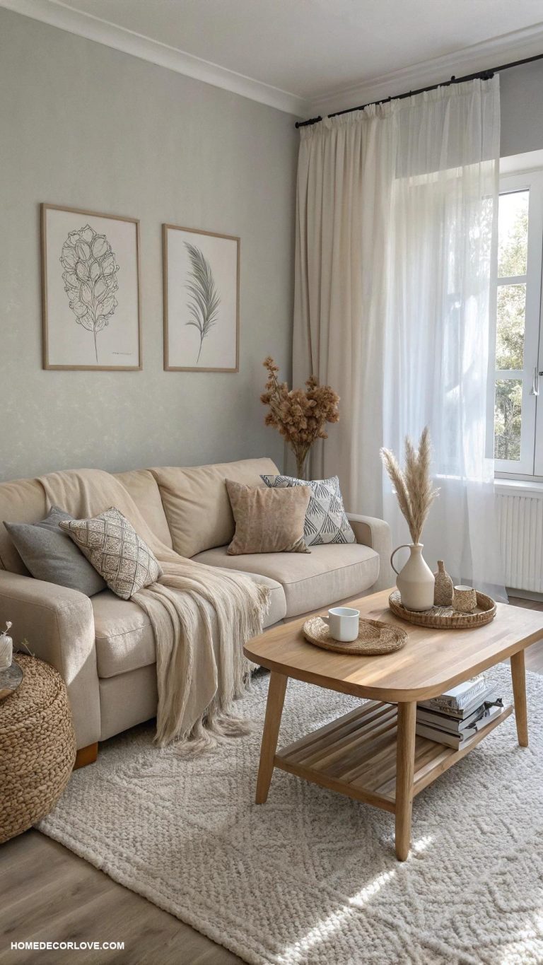 calming home decor ideas Use soft neutral color palettes