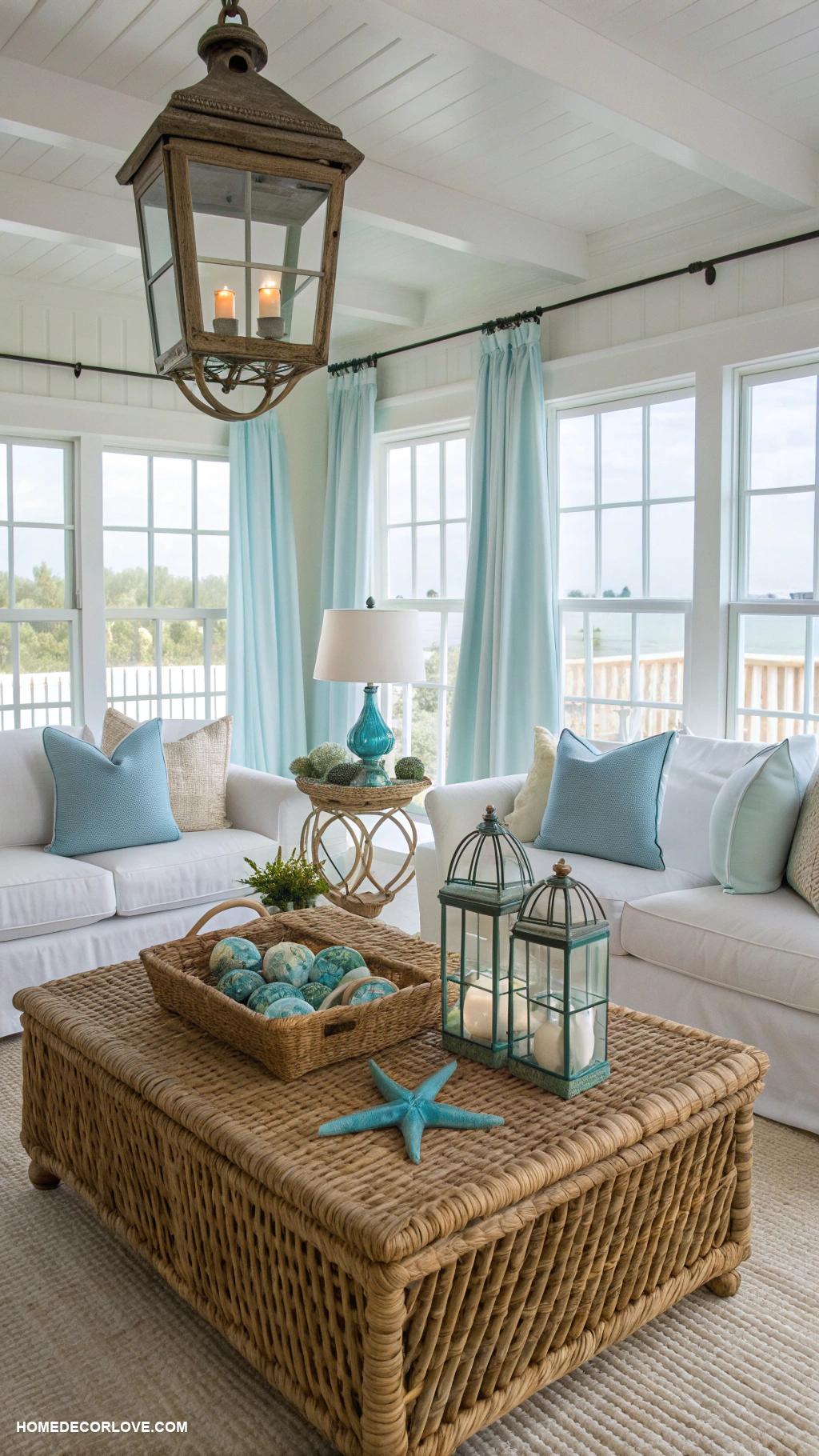 coastal home decor ideas Marine style lanterns