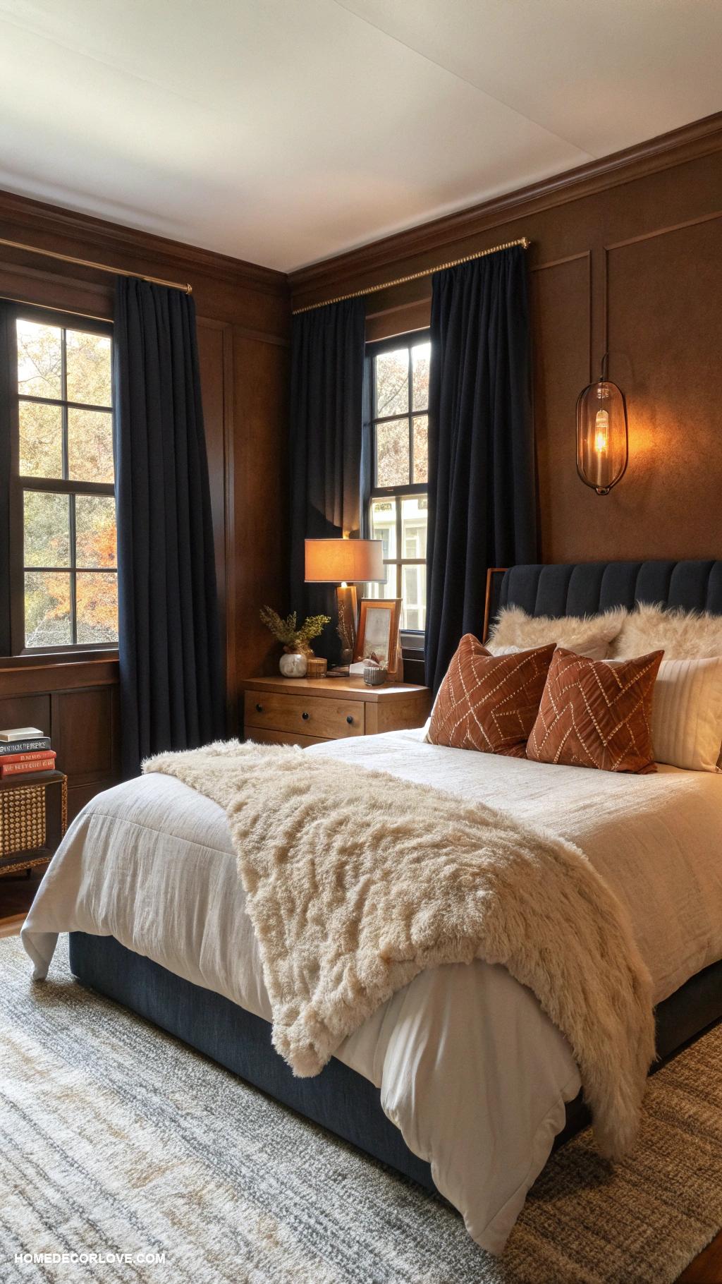 cozy bedroom ideas Opt for blackout curtains