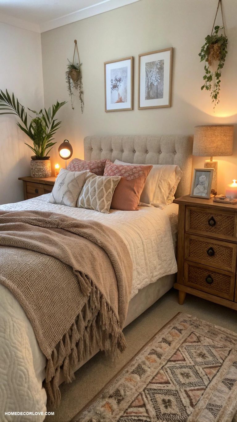 cozy bedroom ideas Personalize with cherished decor pieces
