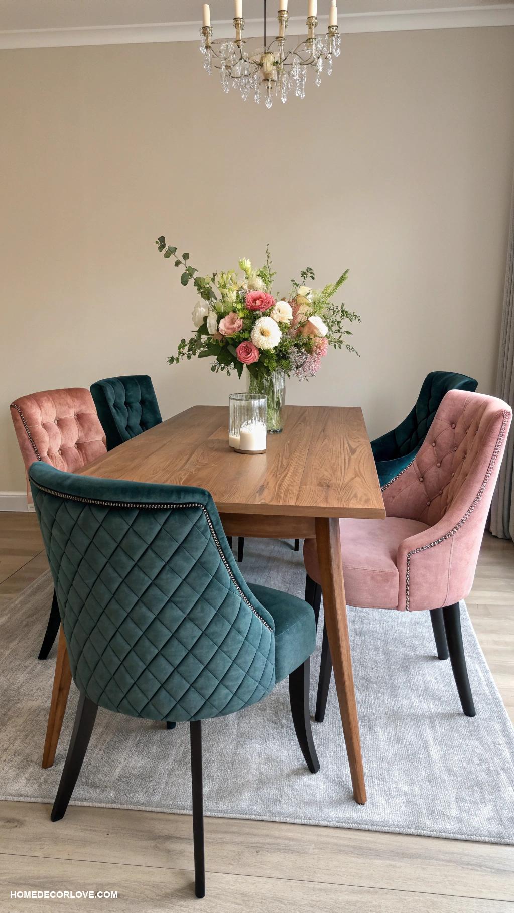 dining room decor Choose stylish dining chairs for comfort