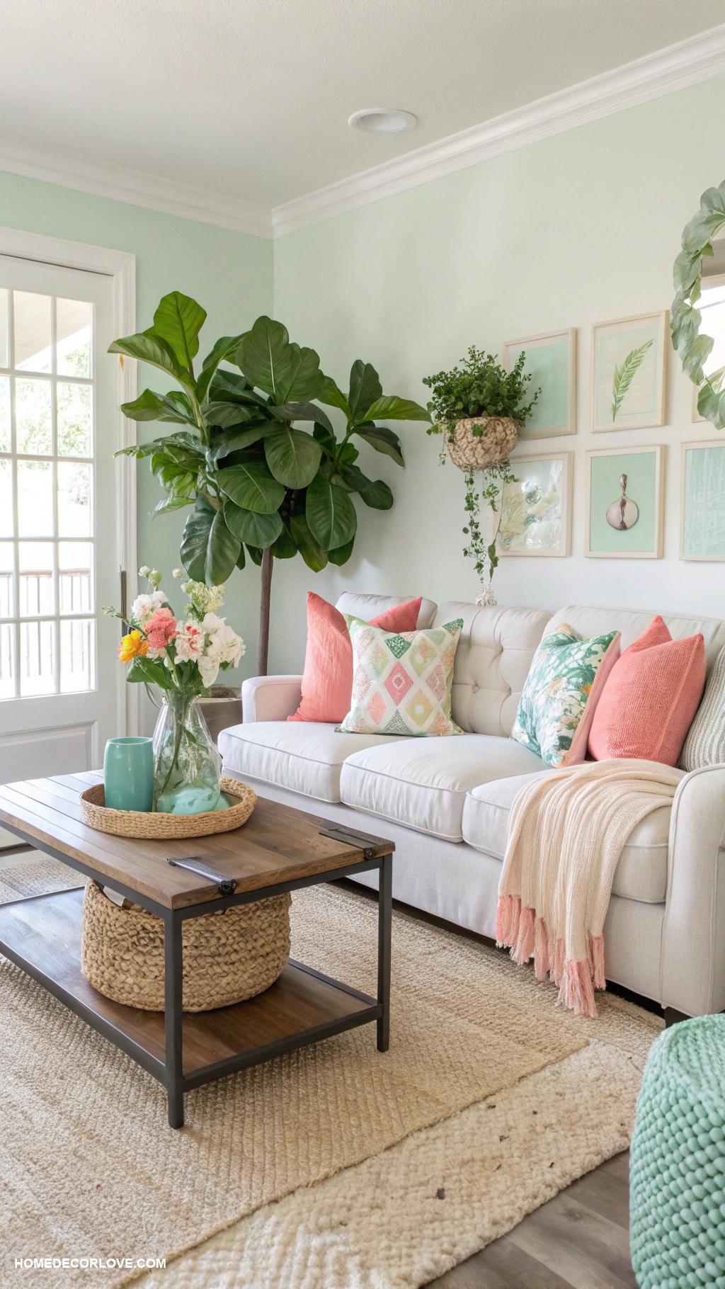 fresh spring home decor ideas Place a green plant in every room