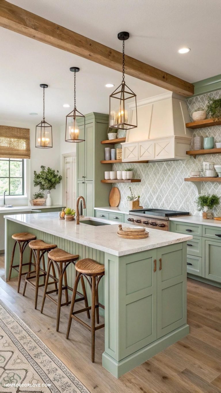 kitchen decorating ideas Use a cohesive color palette