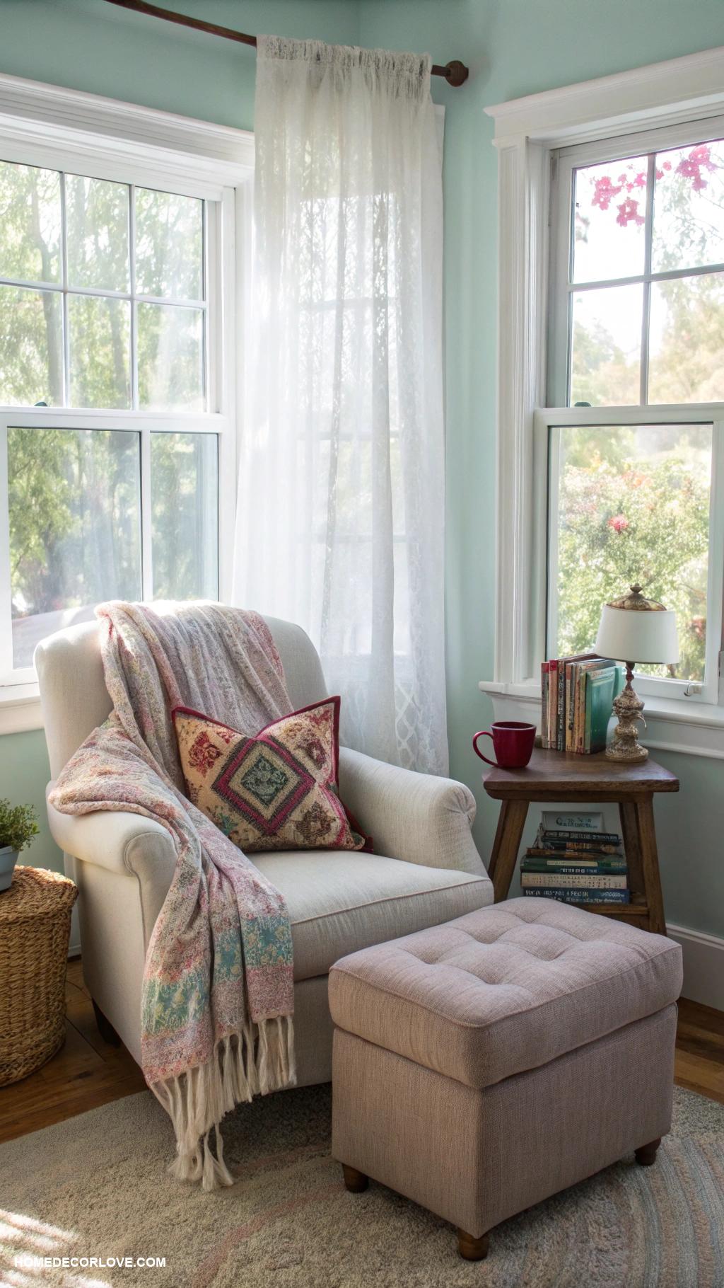 master bedrooms decor Cozy reading nook by the window