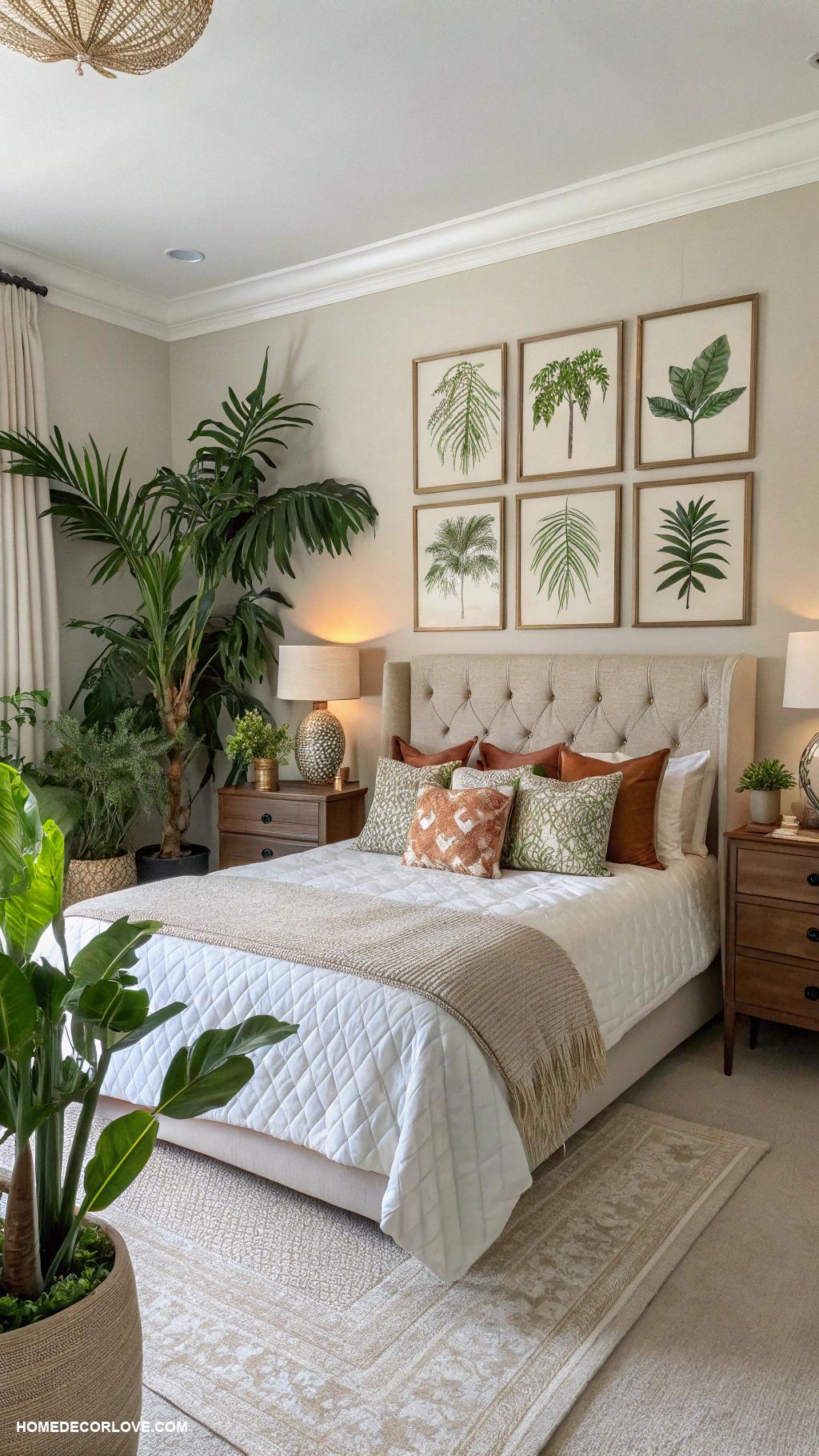 master bedrooms decor Indoor plants for fresh air and greenery