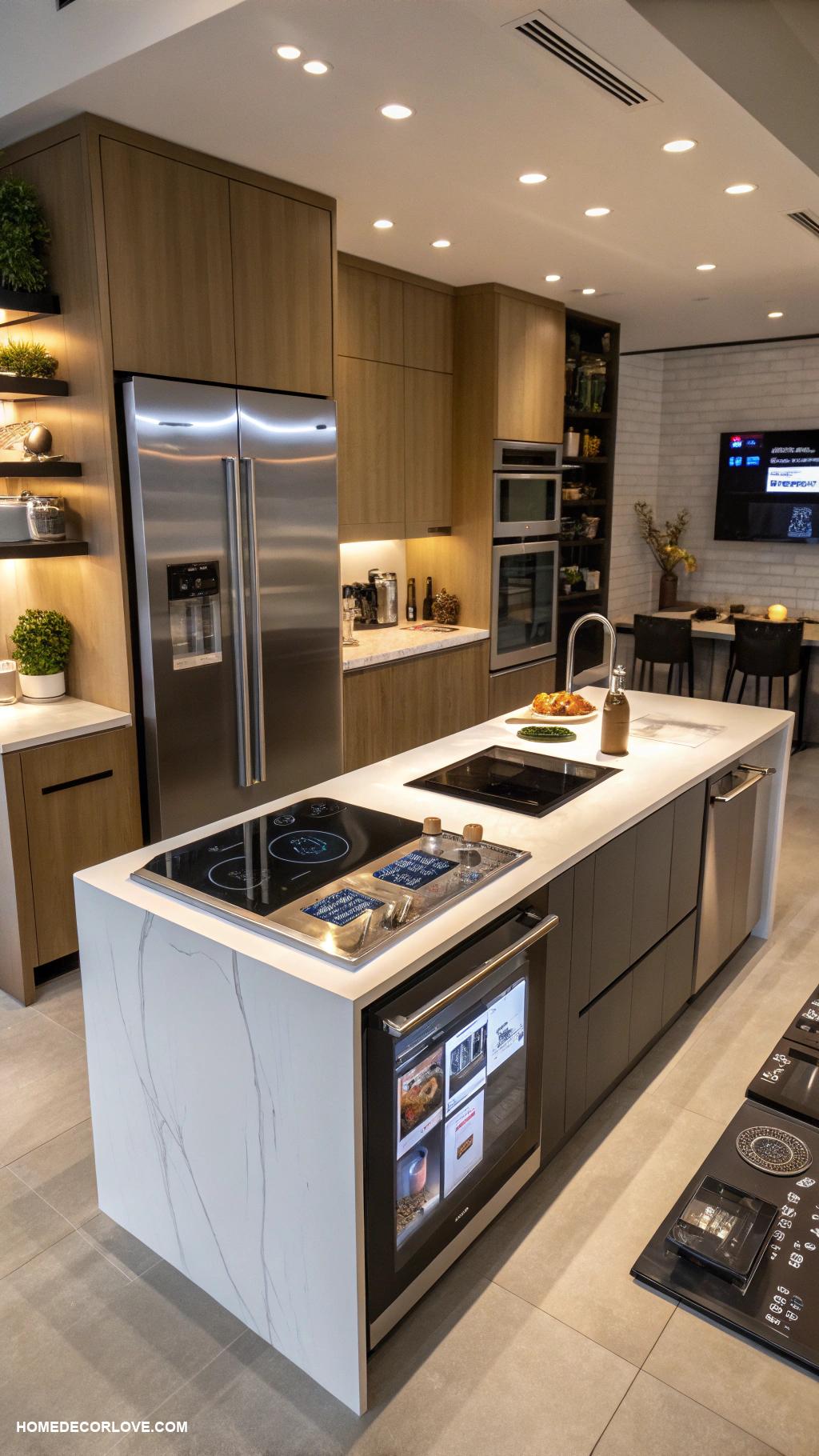 modern kitchen Smart appliances for efficient cooking