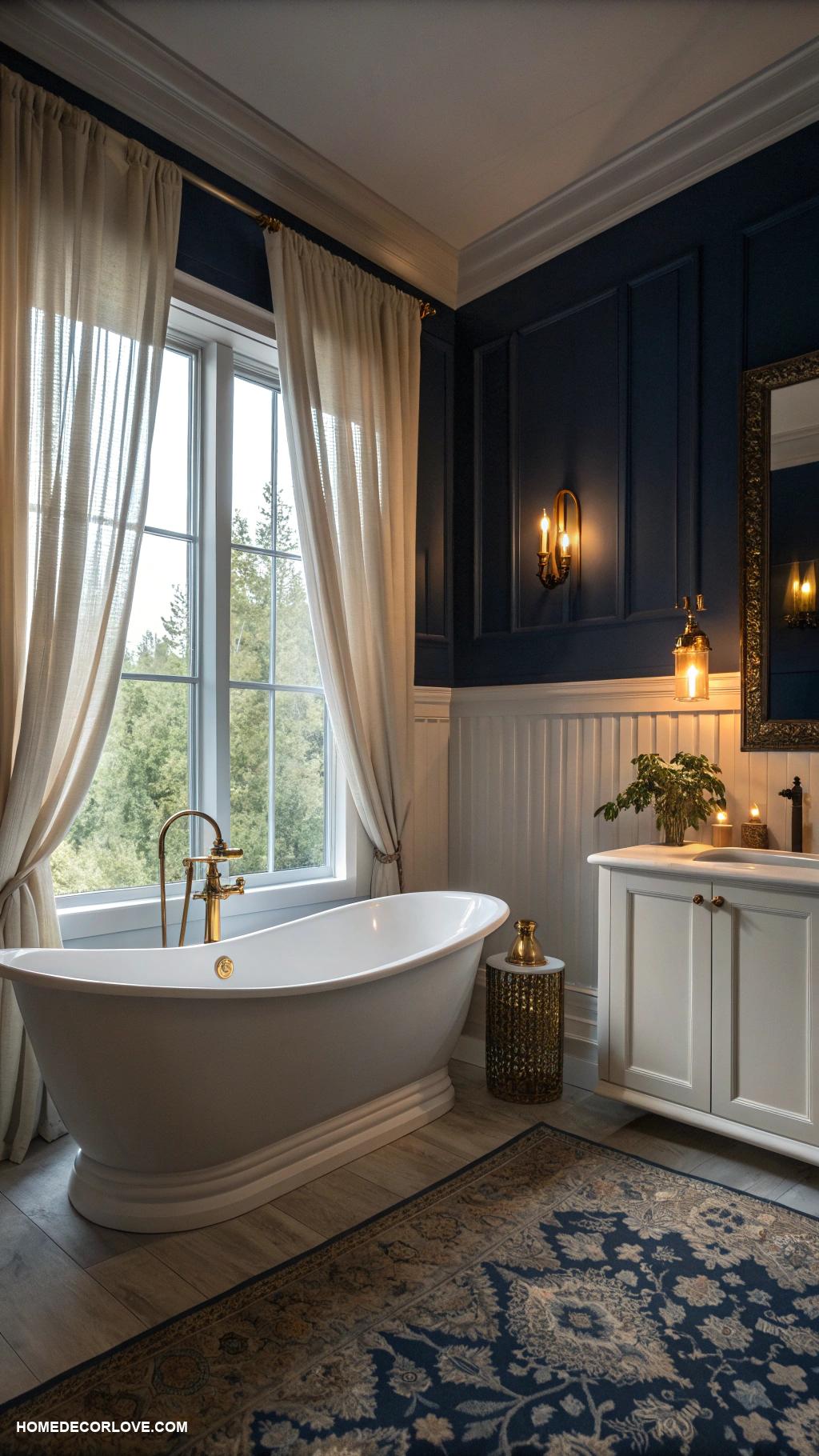 moody bathroom Mood lighting with dimmer switches