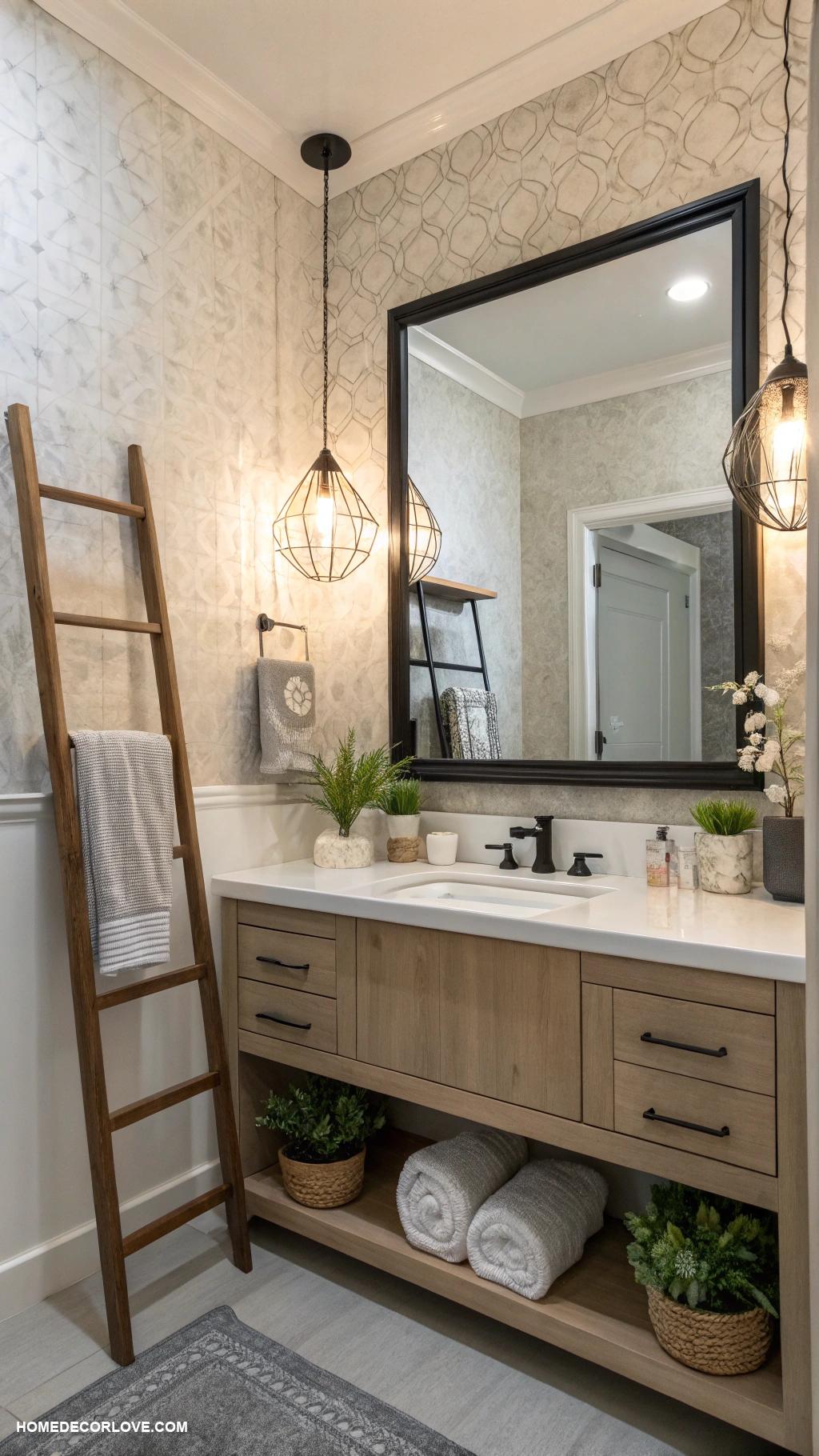 small bathroom ideas Add mirrors to create an illusion of space