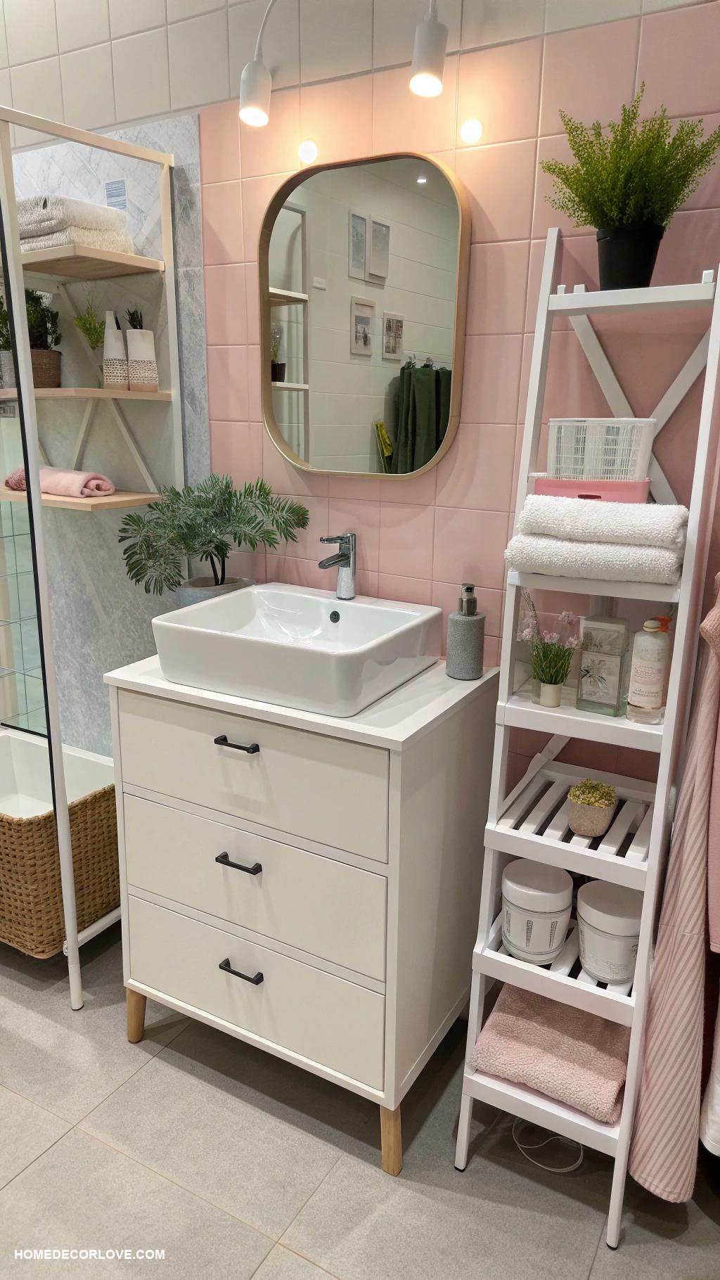 small bathroom ideas Use multi functional furniture to maximize usability