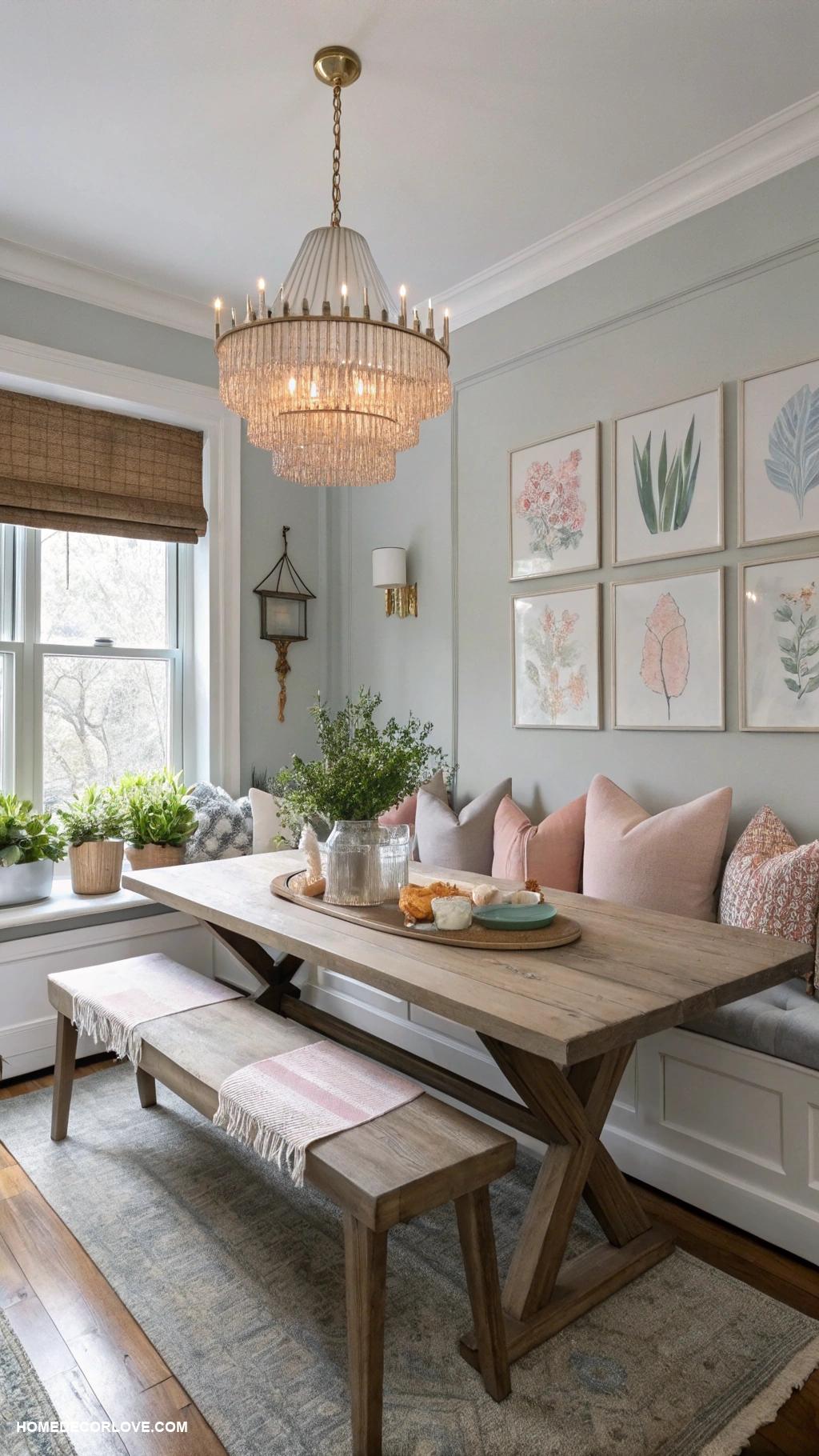 apartment dining room Incorporate a cozy bench seating