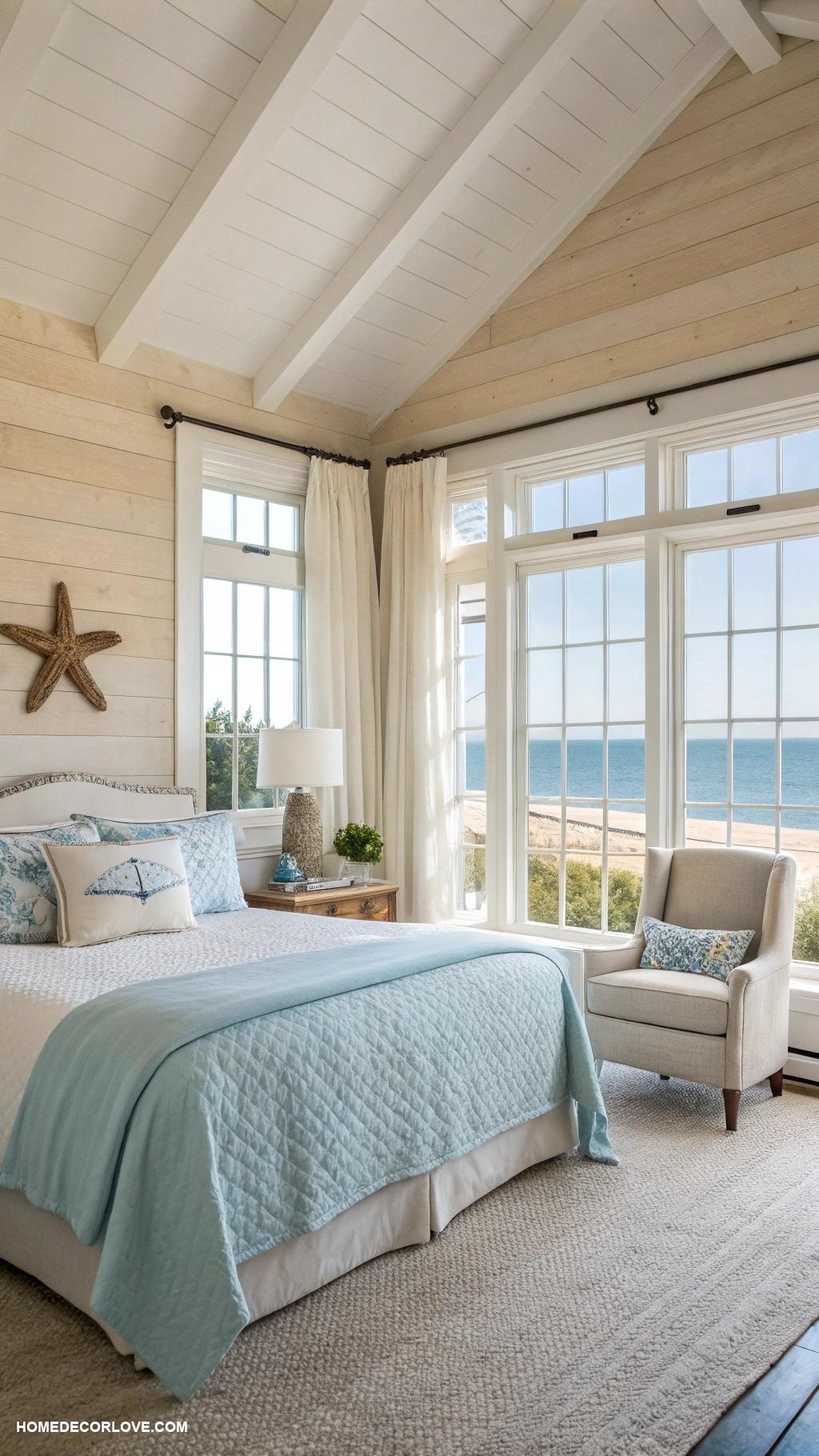 bedroom inspirations Coastal retreat with airy ocean vibes