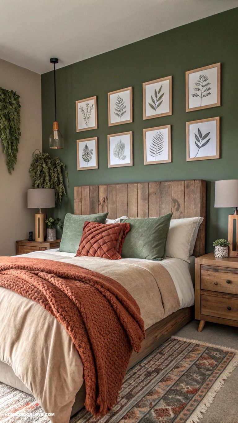 earthy bedroom Select earthy colored paint for walls