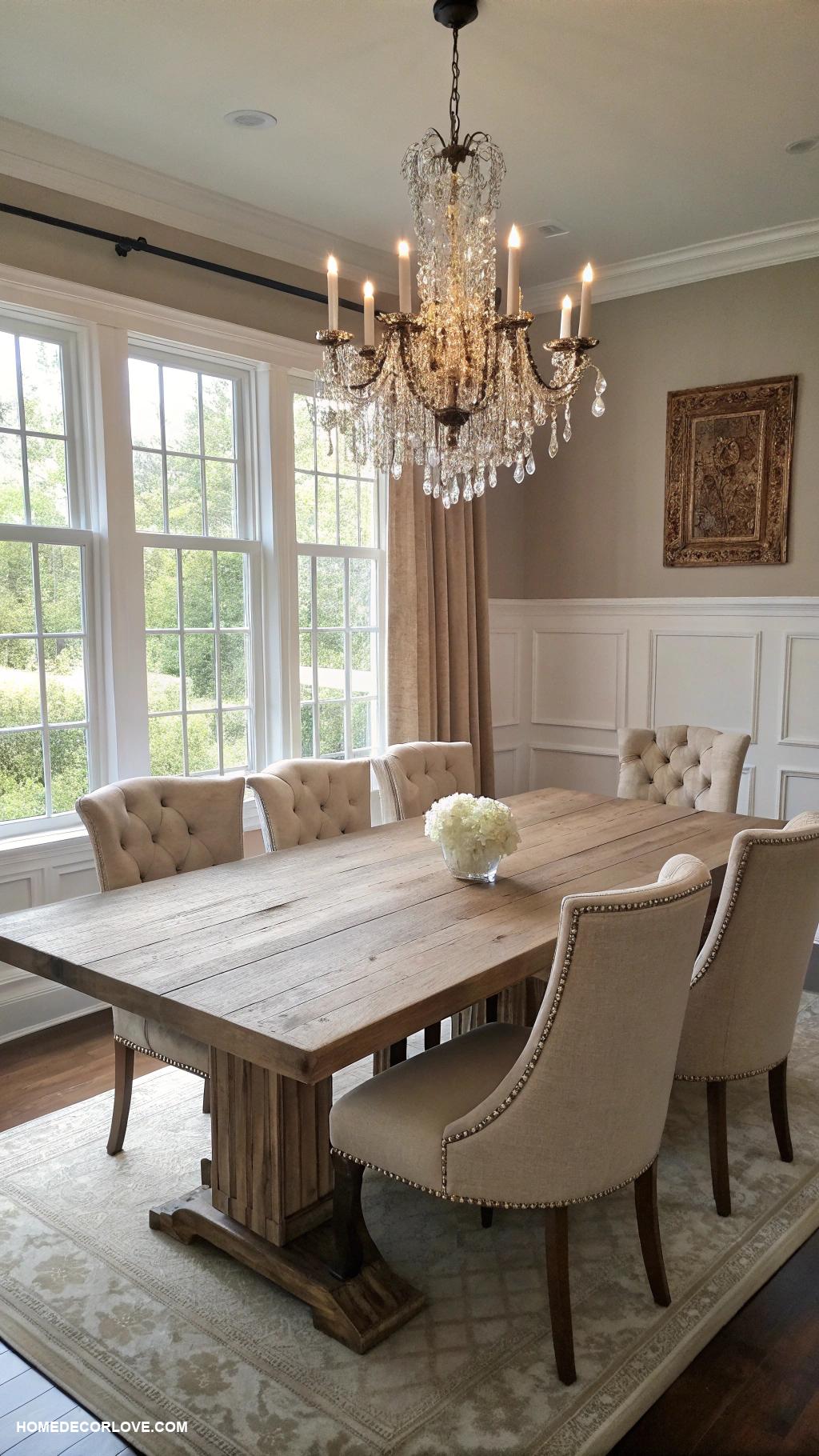formal dining room Neutral color palette for a timeless look