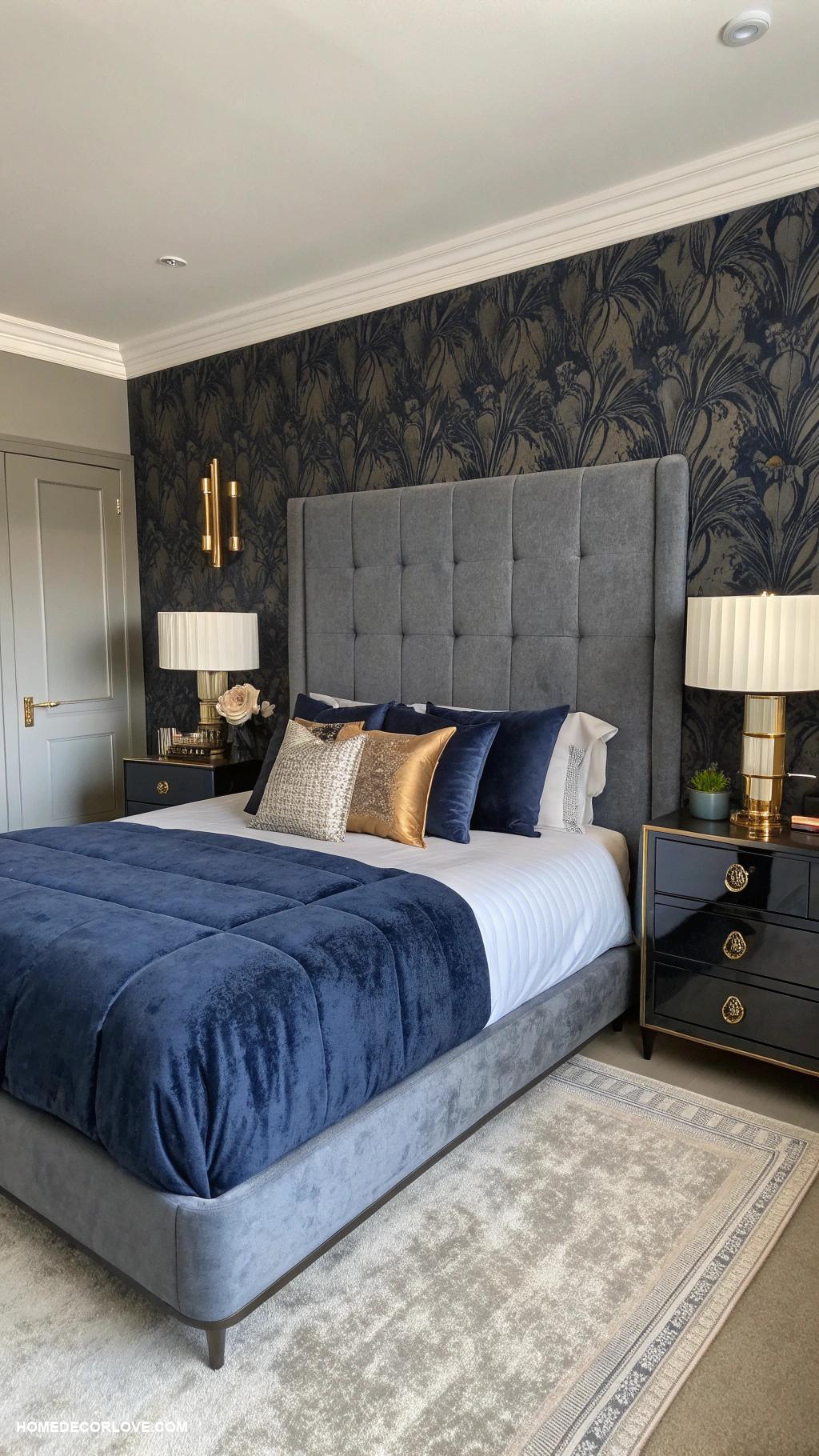 room ideas for men bedroom Luxury bedding for comfort and style