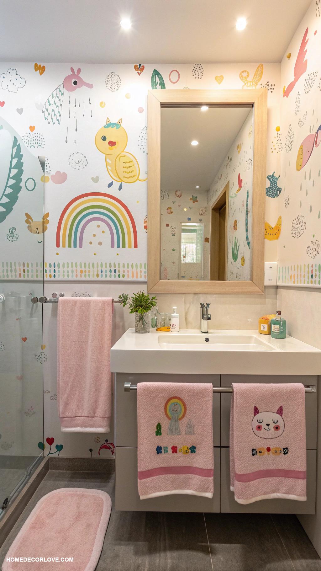 kids bathroom ideas Personalized towels with names or initials