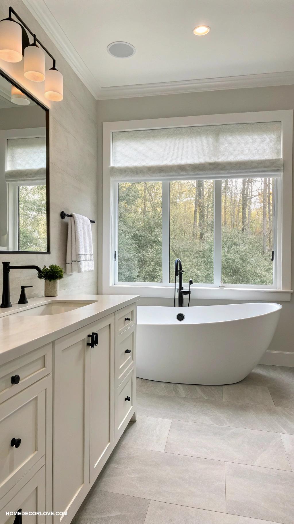 modern bathroom Minimalist design with clean lines