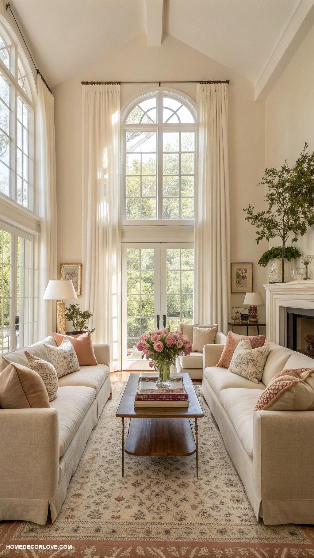 nancy meyers living room Comfortable seating arrangements for gatherings