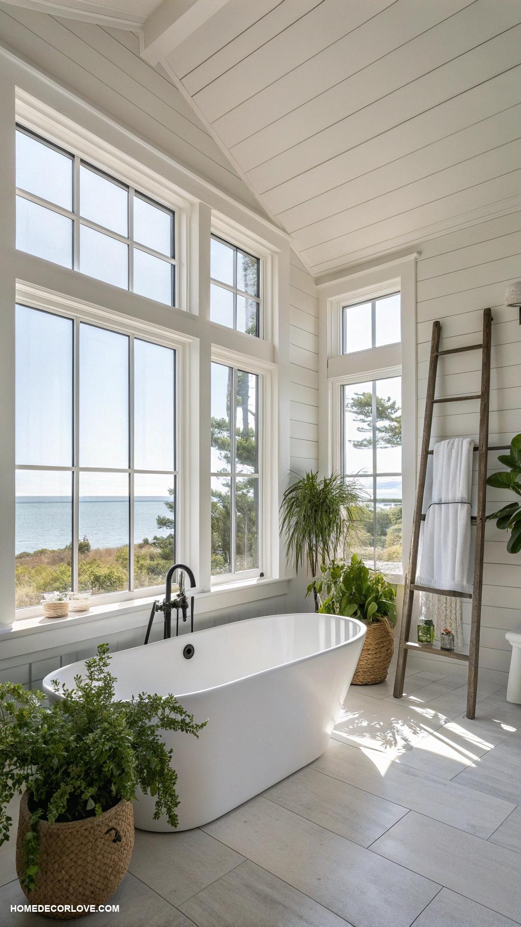 dream bathrooms Bright and airy with large windows