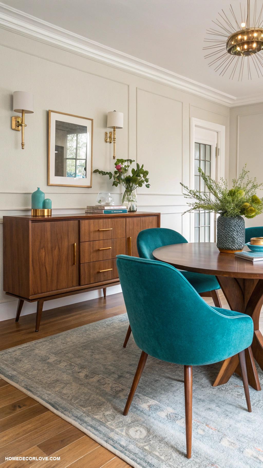 mid century modern dining room Mid century modern buffet cabinet