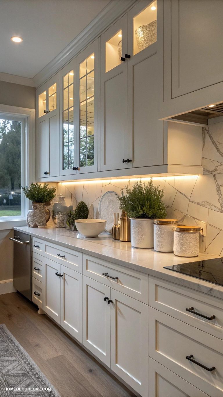 kitchen cabinets ideas Under cabinet lighting for ambiance