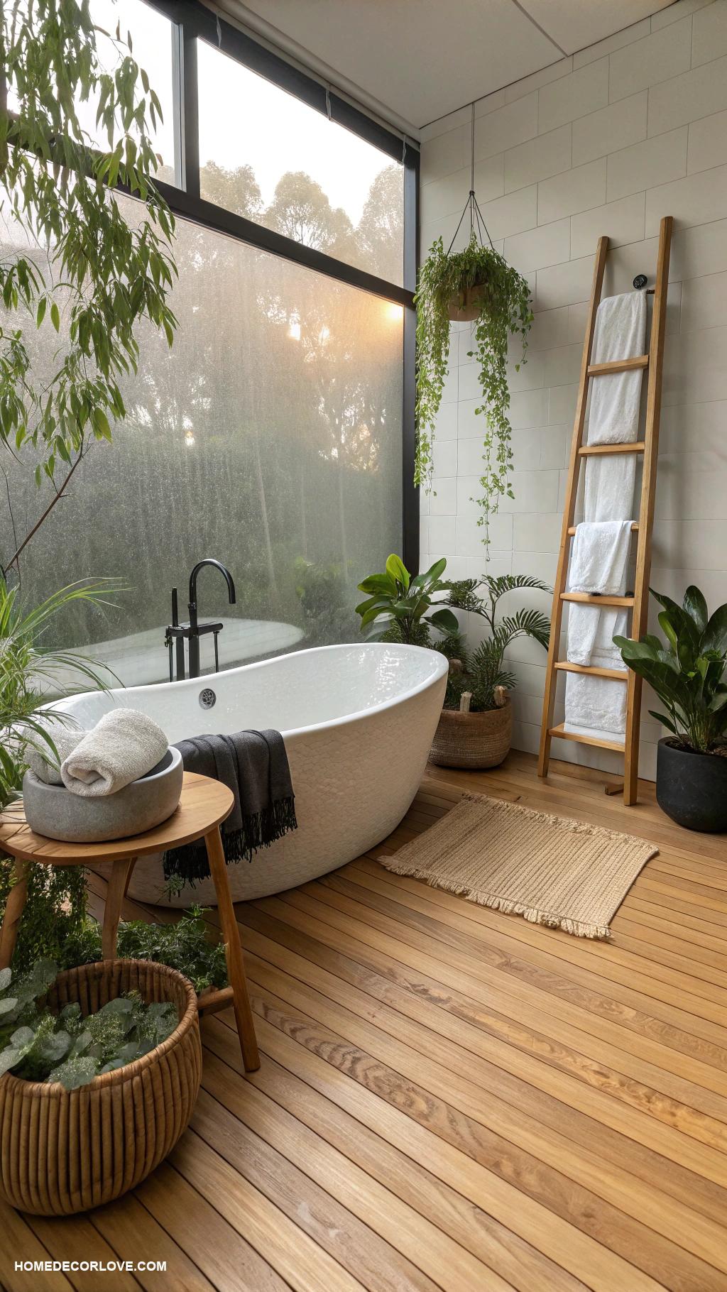 bathroom flooring ideas Bamboo for eco friendly option