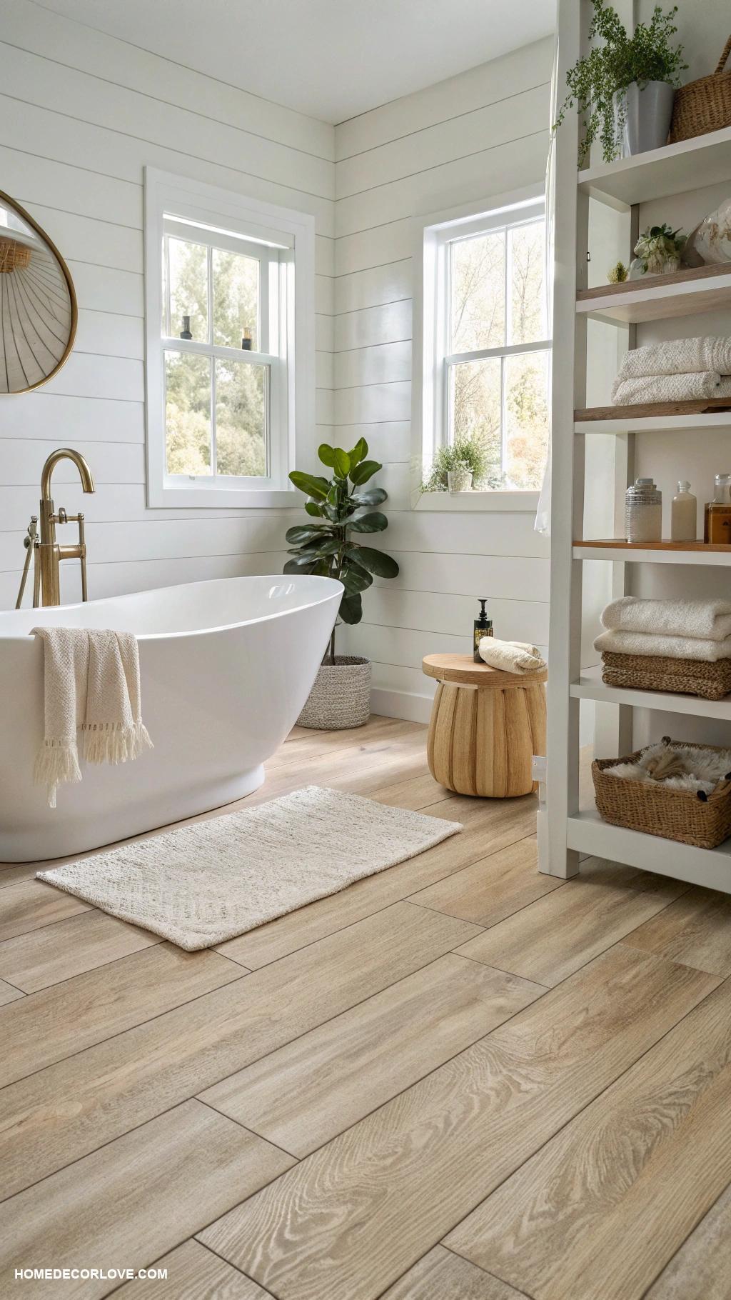 bathroom flooring ideas Laminate for budget friendly choice