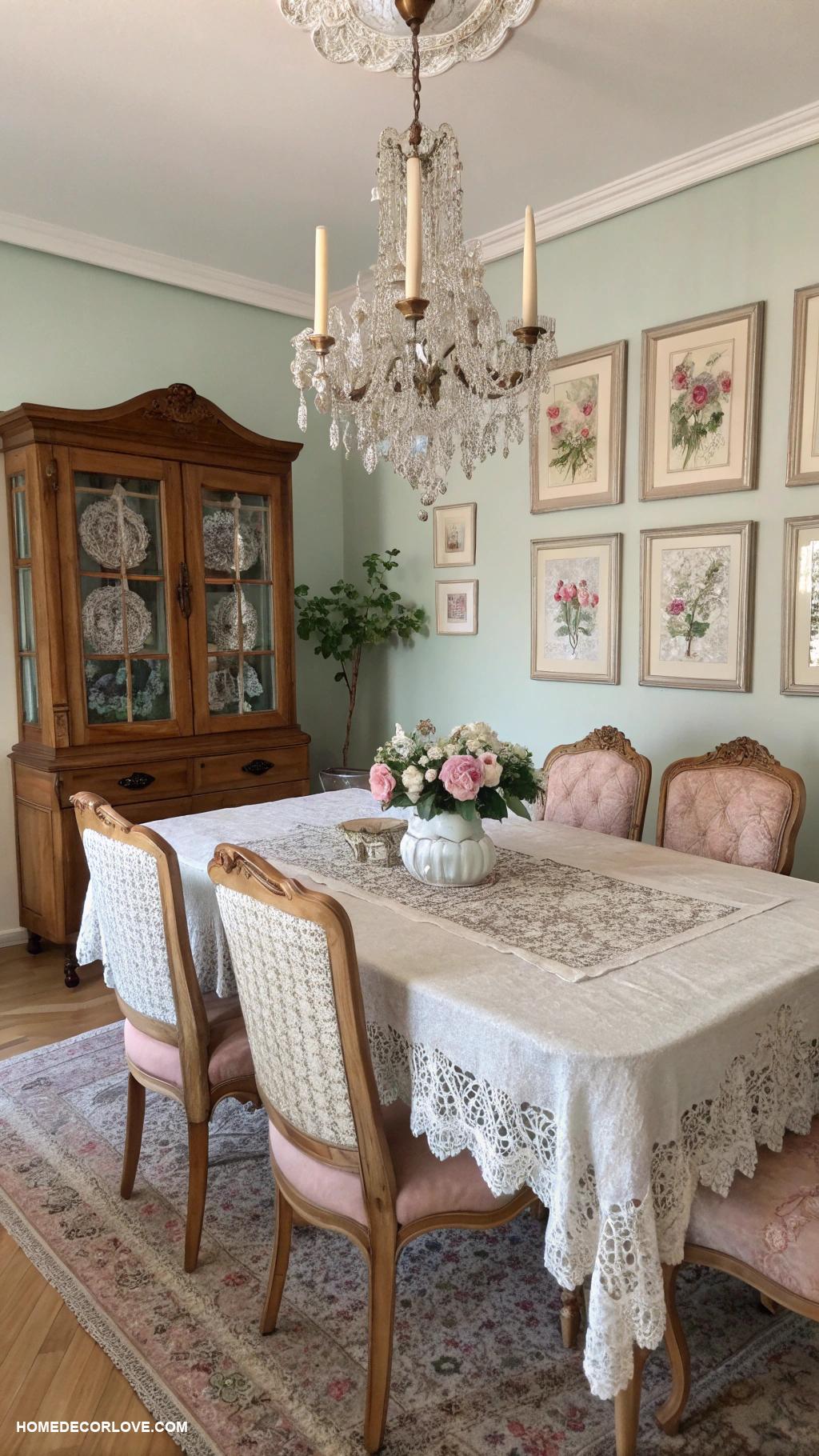 dining room design Vintage decor elements mixed in