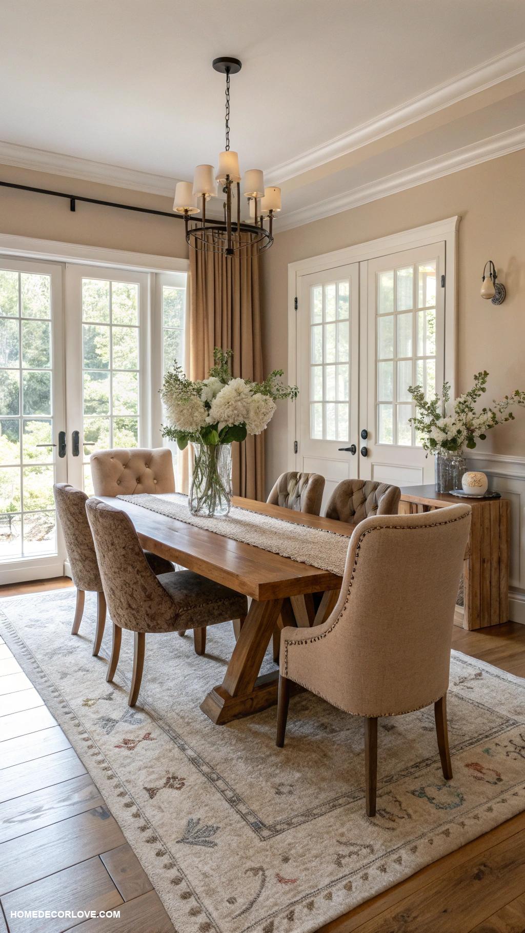 dining room paint color ideas Soft beige for a warm inviting space