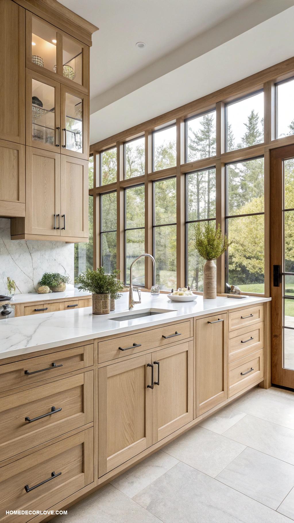 maple kitchen cabinets Maple cabinetry with minimalist design