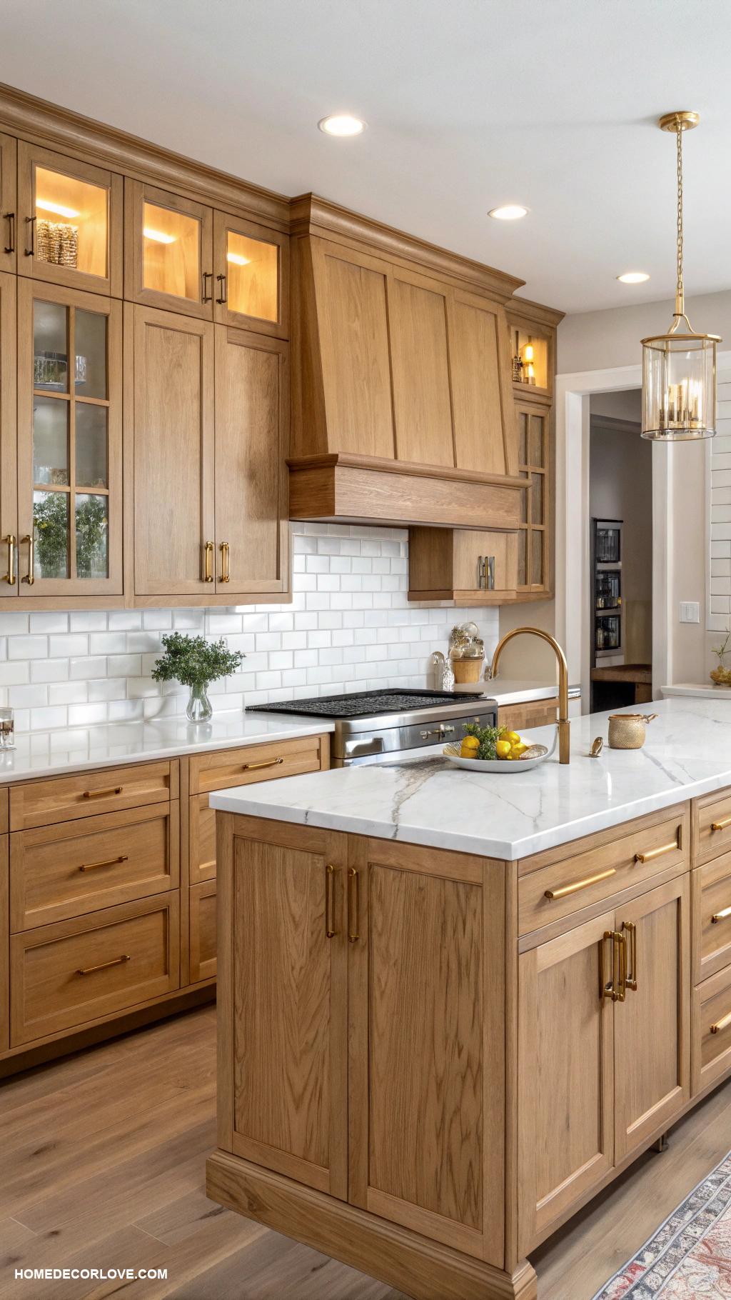 white oak kitchen cabinets Shaker style white oak cabinets