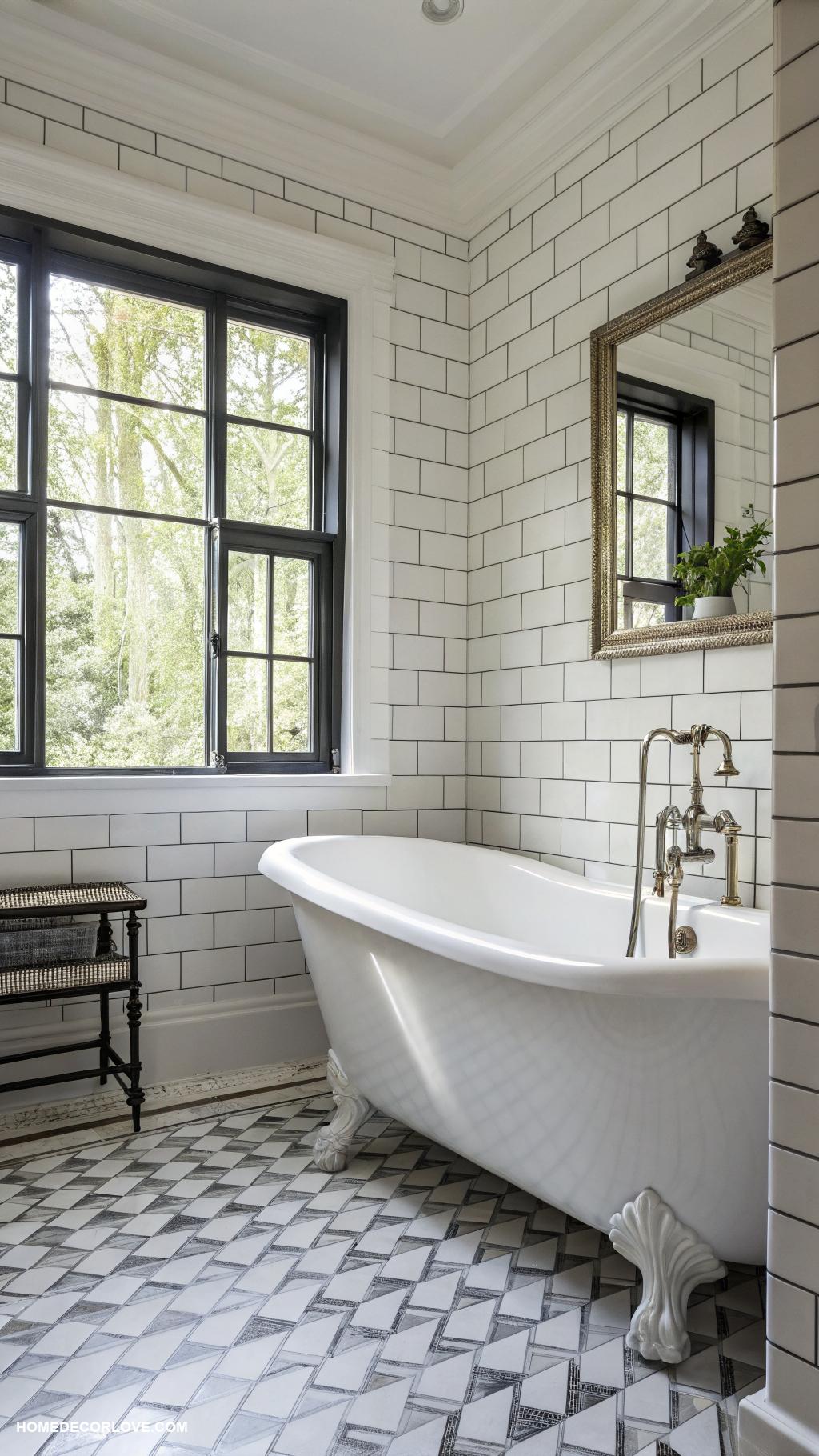 bathroom tile ideas Subway tiles for classic elegance