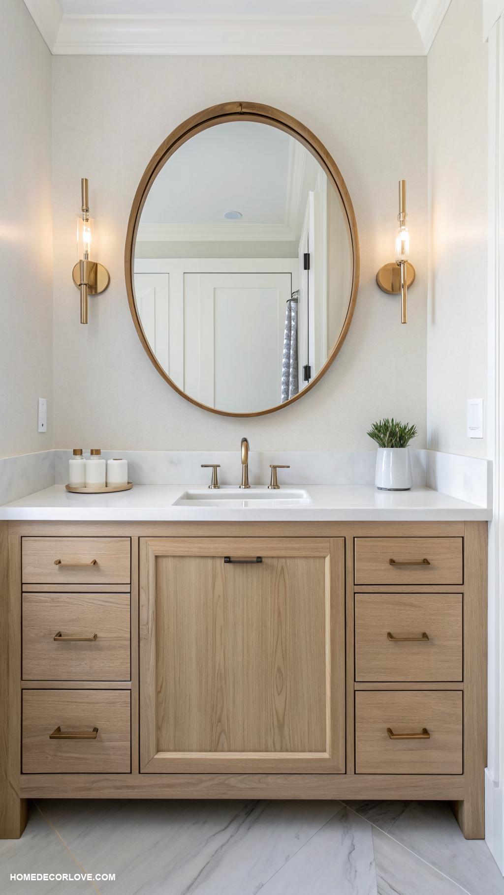 bathroom vanity ideas Minimalist design with clean lines